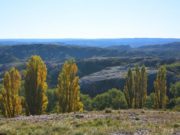 Un fuerte viento sur enfrió el comienzo de semana en San Luis