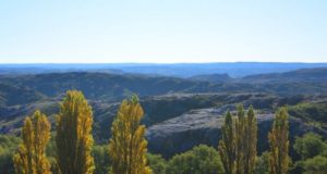 Un fuerte viento sur enfrió el comienzo de semana en San Luis