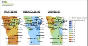 En San Luis el miércoles será el día más frío de la semana