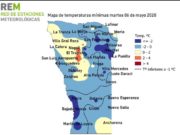 Las mínimas en la provincia de San Luis superaron los -4°