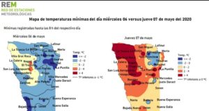 Jueves 7, otro día con heladas en San Luis aunque más tenue que ayer
