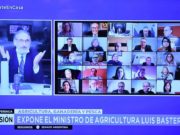 Basterra informó su política agropecuaria a los senadores de la comisión del campo