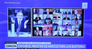 Basterra informó su política agropecuaria a los senadores de la comisión del campo