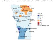 Navia fue el punto más frío de San Luis: -5.6°