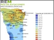 Mayo se despidió en San Luis con una mínima de -6.2° en Martín de Loyola