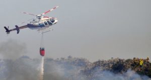 Cálculo oficial: el incendio forestal de las Sierras Centrales arrasó 1.400 hectáreas