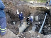 Gran rotura: San Luis Agua continúa con las reparaciones en el acueducto Río Grande