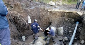 Gran rotura: San Luis Agua continúa con las reparaciones en el acueducto Río Grande