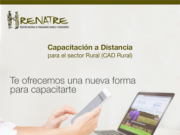 El RENATRE lanzó un programa de capacitaciones a distancia para el sector rural