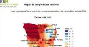 Las mínimas en la provincia de San Luis llegaron a -8.5