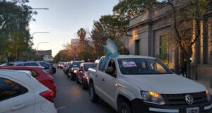 Caravana en San Luis por «Vicentin para el pueblo»