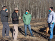 El Ministerio de Producción realizó una nueva entrega de reproductores porcinos a pequeños productores
