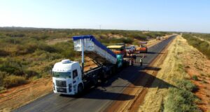 Reactivaron la obra de repavimentación de la ruta nacional 20 en San Luis