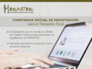El RENATRE lanzó la Constancia Virtual de Registración del Trabajador Rural