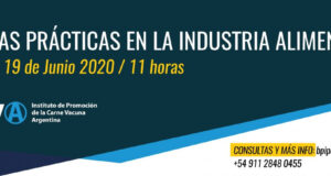 19 de junio: taller Virtual del IPCVA sobre “Buenas prácticas en la industria alimenticia”
