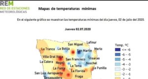 Mañana helada en la provincia de San Luis