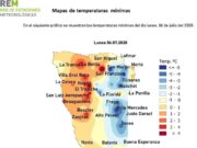 Las mínimas del lunes llegaron a -7° en la provincia de San Luis