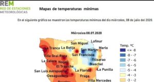 En la víspera de la Independencia, San Martín sacó -10°
