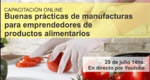 Hoy a las 14 INTA capacita en Buenas Prácticas de Manufacturas