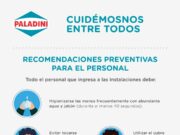 Paladini capacita a sus distribuidores y clientes en medidas de seguridad y sanidad