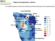 20 de agosto, el día más frío de 2020 en la provincia de San Luis