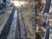 San Luis Agua realizó la limpieza de canales en Los Molles y Cortaderas
