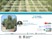 Seminario sobre aspectos técnicos en la poda del olivo y su implicancia en la producción