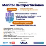 Invitación Evento Virtual Monitor Exportaciones FADA – Gratuito