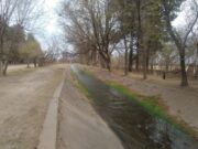 San Luis Agua realiza la limpieza del canal Margen Derecho de Villa Mercedes