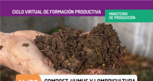Lombricultura: llega la última capacitación del ciclo virtual de formación productiva