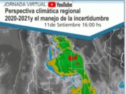 Jornada virtual: perspectiva climática regional 2020-2021 y manejo de la incertidumbre