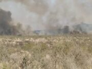 San Luis: siete dotaciones de bomberos combaten un incendio en Donovan