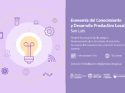 Encuentro online sobre “Economía del conocimiento, industria y desarrollo productivo” en San Luis