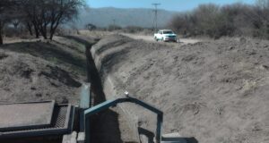 San Luis Agua realizó el mantenimiento y reacondicionamiento del canal Río Amieva