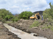 San Luis Agua recupera un antiguo canal de Nogolí que llega a más de 50 productores