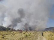 San Luis: sigue activo el incendio en Los Puquios y mantienen controlado otros dos