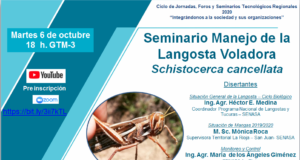 Seminario sobre manejo de la langosta voladora