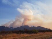 Combaten el incendio en San Martín, pero se complicó en dirección a San Francisco