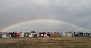 La lluvia bendijo los campos y apagó el fuego malo