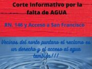 Pospusieron para el 31 la movilización de los vecinos de San Francisco