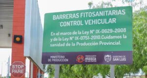 Reactivaron los controles fitosanitarios vehiculares en los ingresos a San Luis