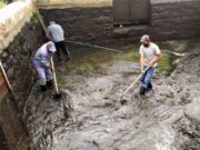 Finalizó la limpieza del Canal Principal y el Acueducto de Luján