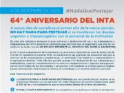 “Nada que festejar”: protesta de trabajadores del INTA en el aniversario de la institución