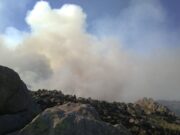 San Luis: combaten dos focos de incendios entre el Valle de Pancanta y Nogolí