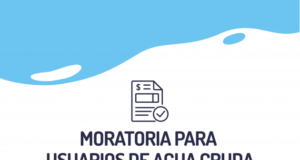 San Luis Agua extendió la moratoria para los usuarios de agua cruda