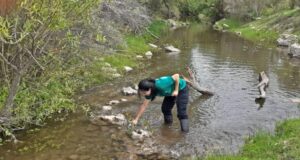 El Gobierno provincial realiza un monitoreo ambiental del río Conlara