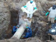 Finalizaron las tareas de reparación en el acueducto Nogolí