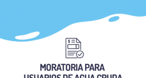 San Luis Agua extendió la moratoria para usuarios de agua cruda hasta marzo de 2021