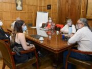Basterra recibió a la comisión directiva de la Sociedad Rural de Córdoba