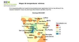 San Luis: en 39 localidades y parajes se registraron lluvias entre 5 y 41 milímetros